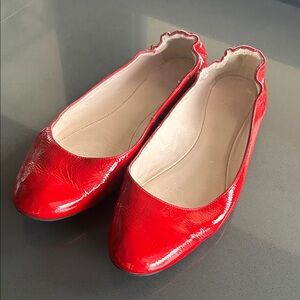 Red Women's Ballet Flats- Gucci